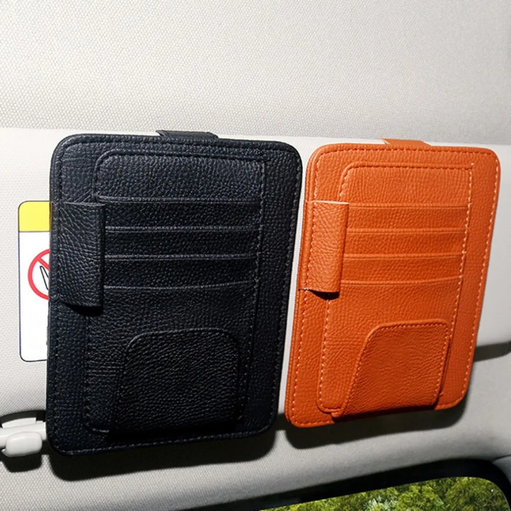 newCar Sun Visor Organizer Holder Multi-function Glasses Card Clip Leather Holder Universal Car Auto Card Clip Pouch Bag Orange
newCar Sun Visor Organizer Holder Multi-function Glasses Card Clip Leather Holder Universal Car Auto Card Clip Pouch Bag Orange