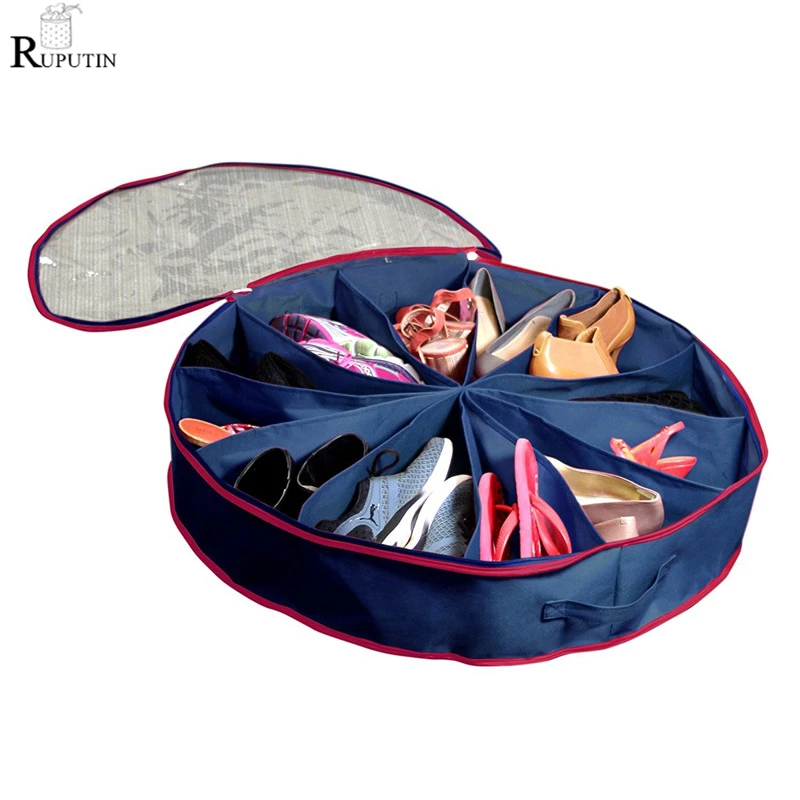 RUPUTIN 12 Grid Travel Shoes Bag Transparent Round Home Sundries Storage Boxes Foldable Shoe Organizer Bag Storage Kids Toy Bins
RUPUTIN 12 Grid Travel Shoes Bag Transparent Round Home Sundries Storage Boxes Foldable Shoe Organizer Bag Storage Kids Toy Bins
