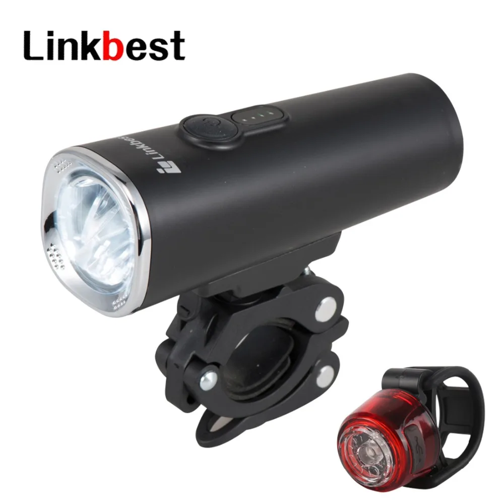 Linkbest Super Bright 600 Lumen USB Rechargeable LED Bike Light Set Anti-glare safety -IPX5- Near Range Beam Fits ALL BIKES
Linkbest Super Bright 600 Lumen USB Rechargeable LED Bike Light Set Anti-glare safety -IPX5- Near Range Beam Fits ALL BIKES