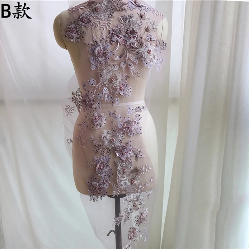 1Piece Lace Applique Sewing Collar Wedding Dress Floral 3D Embroidery Sewing Patches Pearls Lace Applique Flower Trims DIY
1Piece Lace Applique Sewing Collar Wedding Dress Floral 3D Embroidery Sewing Patches Pearls Lace Applique Flower Trims DIY
