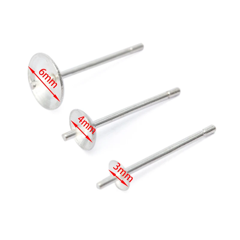 925 Sterling Silver Earrings Settings 3/4/5/6mm Blank Round Base Cabochon Stud Ear Bowl Base Posts Pure Silver Earring Jewelry B
925 Sterling Silver Earrings Settings 3/4/5/6mm Blank Round Base Cabochon Stud Ear Bowl Base Posts Pure Silver Earring Jewelry B