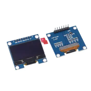 10PCS 1.3" OLED module White/Blue color SPI 128X64 1.3 inch OLED LCD LED Display Module For 1.3" SPI Communicate D13 For Arduino
10PCS 1.3" OLED module White/Blue color SPI 128X64 1.3 inch OLED LCD LED Display Module For 1.3" SPI Communicate D13 For Arduino
