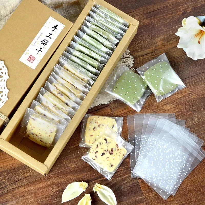 100PCS Cookies Cooking Bag Self-adhesive Bag Translucent Matte White Point Small Gift Bag Food Snack Packaging Cupcake Wrapper
100PCS Cookies Cooking Bag Self-adhesive Bag Translucent Matte White Point Small Gift Bag Food Snack Packaging Cupcake Wrapper