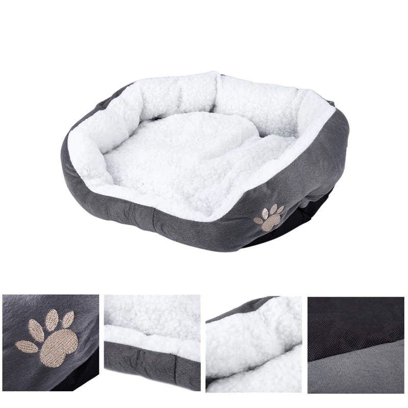 Pet Dog Cat Beds/Mats Dog Paw Pattern Warm Trendy Washable Pet Nest small Dog Sofa Kennel Dog Baskets For Cat Puppy Pet Supplies
Pet Dog Cat Beds/Mats Dog Paw Pattern Warm Trendy Washable Pet Nest small Dog Sofa Kennel Dog Baskets For Cat Puppy Pet Supplies