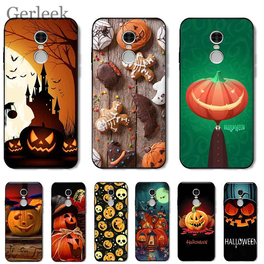 

Mobile Phone Case Halloween Scary Pumpkin Novelty Fundas For Xiaomi Redmi Note 4 4A 4X 5 5A 6 7 GO S2 6A Pro Plus Prime Cover
