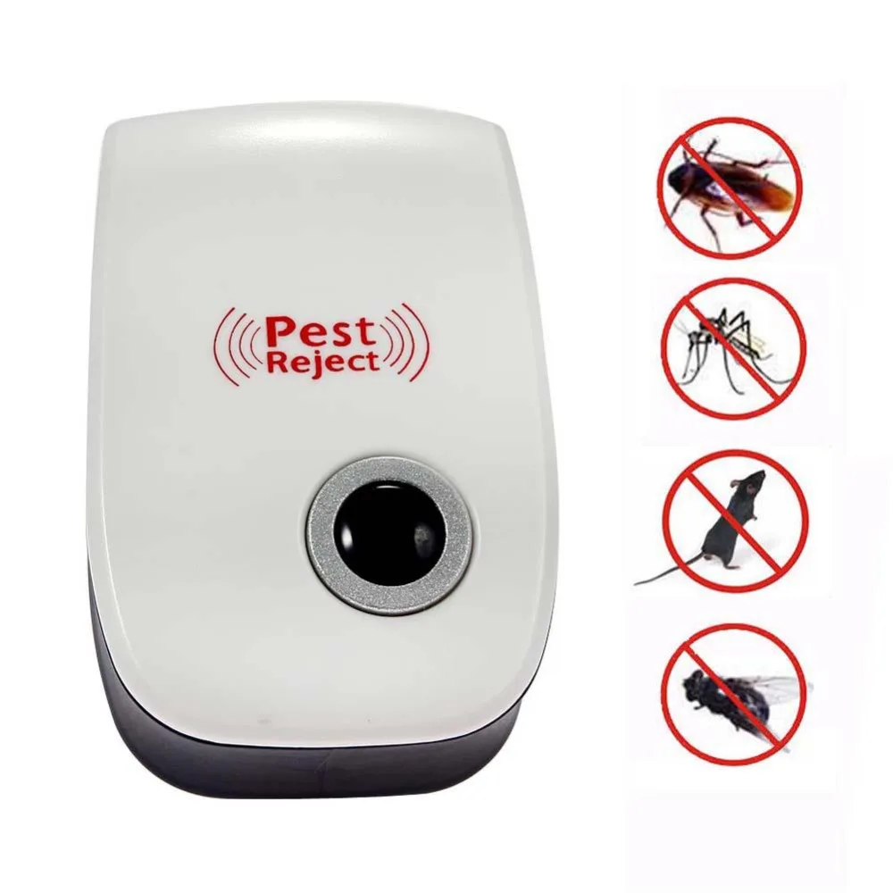 

BEST 5W Electronic Ultrasonic Rat Mouse Repellent Anti Mosquito Repeller Killer Rodent Pest Bug Reject Mole Mice EU/US/AU Plug