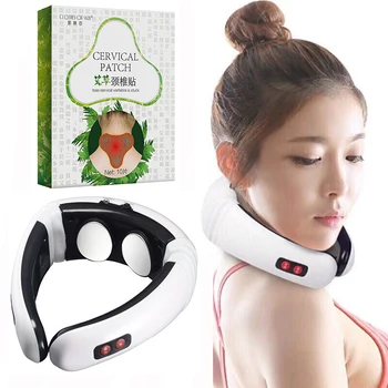 Electric Pulse Back and Neck Massager Cervical Plaster Far Infrared Heating Pain Relief Tool Multifunctional Physiotherap
Electric Pulse Back and Neck Massager Cervical Plaster Far Infrared Heating Pain Relief Tool Multifunctional Physiotherap