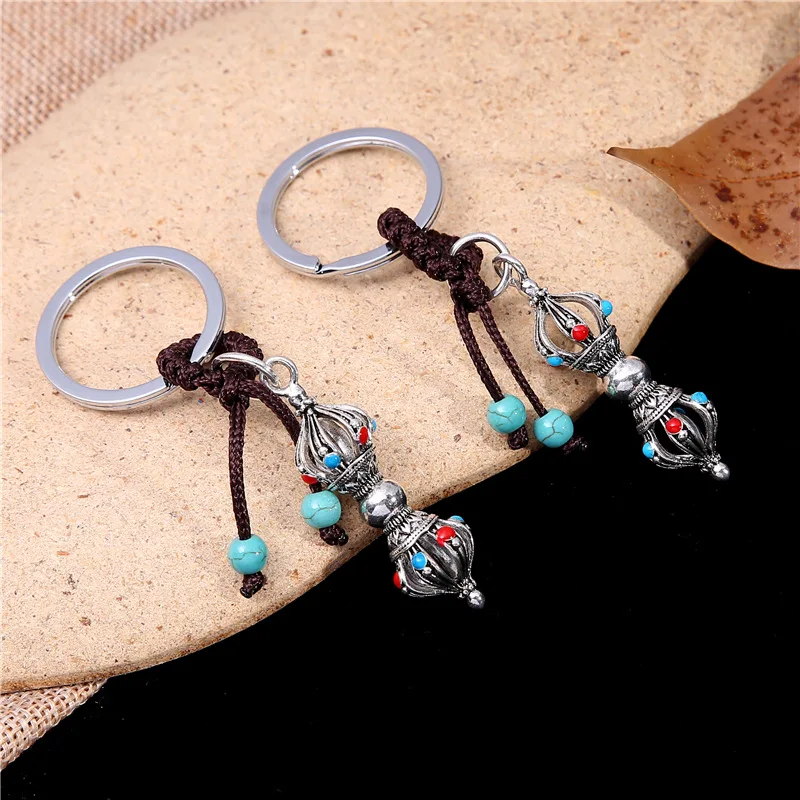 Tibetan Buddha Jewelry Keychain Men's Car Key Chain Buddha Vajra Chakra Prayer Lucky Jewelry Key Ring
Tibetan Buddha Jewelry Keychain Men's Car Key Chain Buddha Vajra Chakra Prayer Lucky Jewelry Key Ring