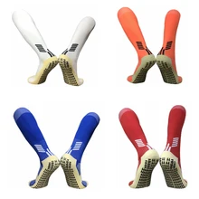 Высокое качество противоскользящие футбольные носки мужские взрослые футбольные спортивные хлопковые длинные чулки Meias носки Futbol носки Фу...(China)