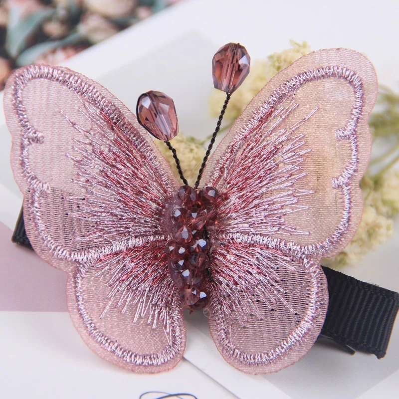 Korean new Hair Clips Adult Embroidery Butterfly Spring Clip Top Hairpin Bow Duckbill Clips for Women Wedding Hair Accessories
Korean new Hair Clips Adult Embroidery Butterfly Spring Clip Top Hairpin Bow Duckbill Clips for Women Wedding Hair Accessories