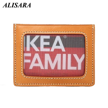 Alisara ID Card Case Badge Holder Cover Genuine Leather High Quality Cowhide Men Slim Wallets Bank/Bus Credit Card Protector
Alisara ID Card Case Badge Holder Cover Genuine Leather High Quality Cowhide Men Slim Wallets Bank/Bus Credit Card Protector