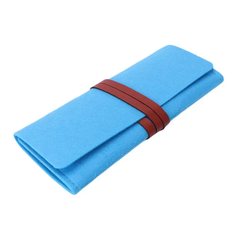 High Quality Felt Pencil Case Bags Roll Pouch Makeup Cosmetic Brush Pen Storage Organizer
High Quality Felt Pencil Case Bags Roll Pouch Makeup Cosmetic Brush Pen Storage Organizer