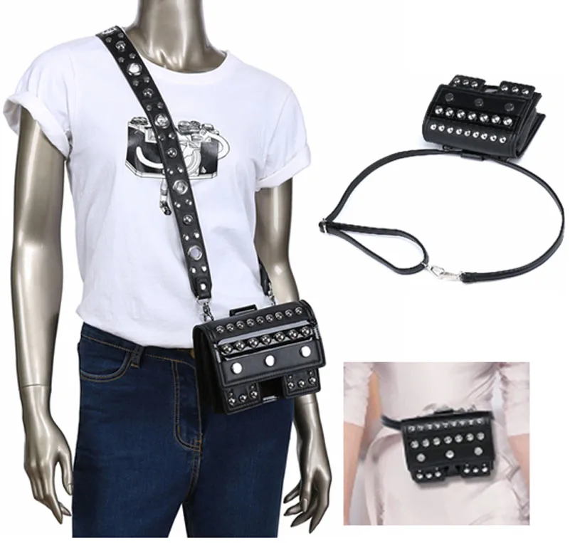 Multifunction Women Waist Bag celular Fashion Leather Fanny Pack for Women Rivet Shoulder Messenger Bag Mini Phone Purse
Multifunction Women Waist Bag celular Fashion Leather Fanny Pack for Women Rivet Shoulder Messenger Bag Mini Phone Purse