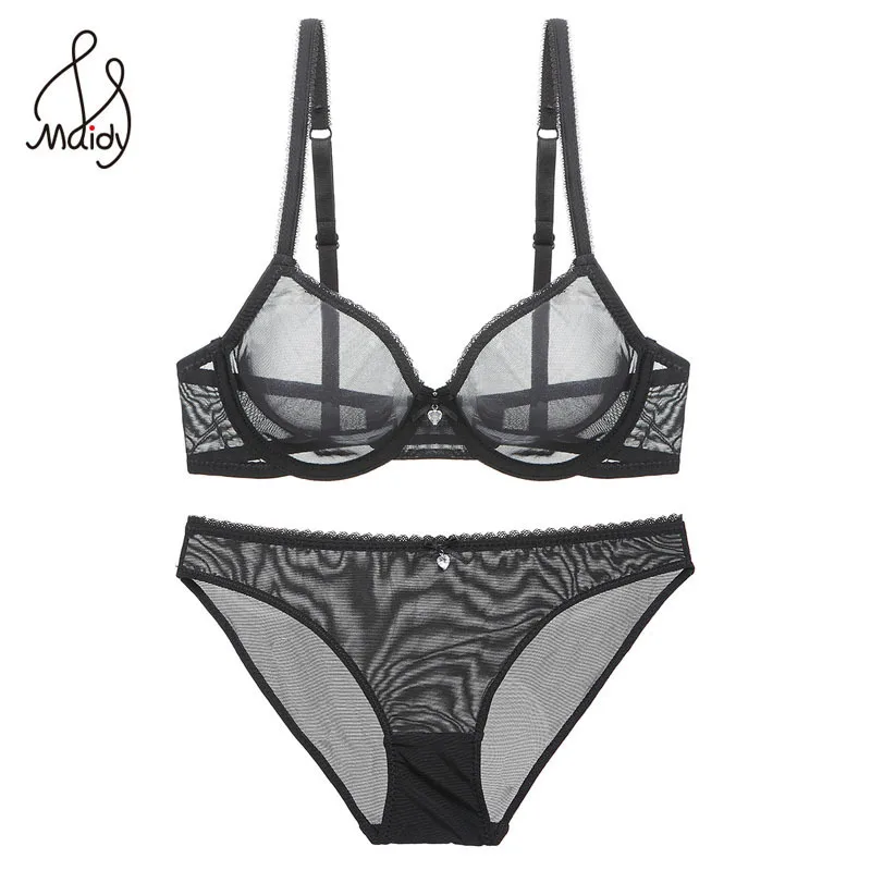 Maidy Sexy Transparent Ultra-thin Lingerie Sets Underwear Unlined Mesh Lace Underwire Brassiere Women Bra With Panty B C D 70-95
Maidy Sexy Transparent Ultra-thin Lingerie Sets Underwear Unlined Mesh Lace Underwire Brassiere Women Bra With Panty B C D 70-95