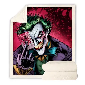 Funny Clown Design Style Single Plush Throw Blanket Very Soft 3D Print Sherpa Fleece Microfiber Office Warm Quilts Kids Adult
Funny Clown Design Style Single Plush Throw Blanket Very Soft 3D Print Sherpa Fleece Microfiber Office Warm Quilts Kids Adult
