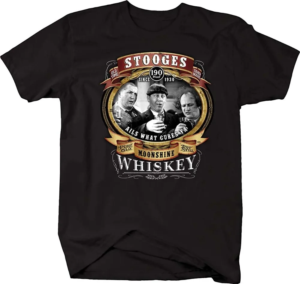 Three Stooges Moonshine Whiskey Vintage New Fashion Men Men'S T Shirt T Shirt Cotton Men Short Sleeve Tee Shirts Baseball T Shir
Three Stooges Moonshine Whiskey Vintage New Fashion Men Men'S T Shirt T Shirt Cotton Men Short Sleeve Tee Shirts Baseball T Shir