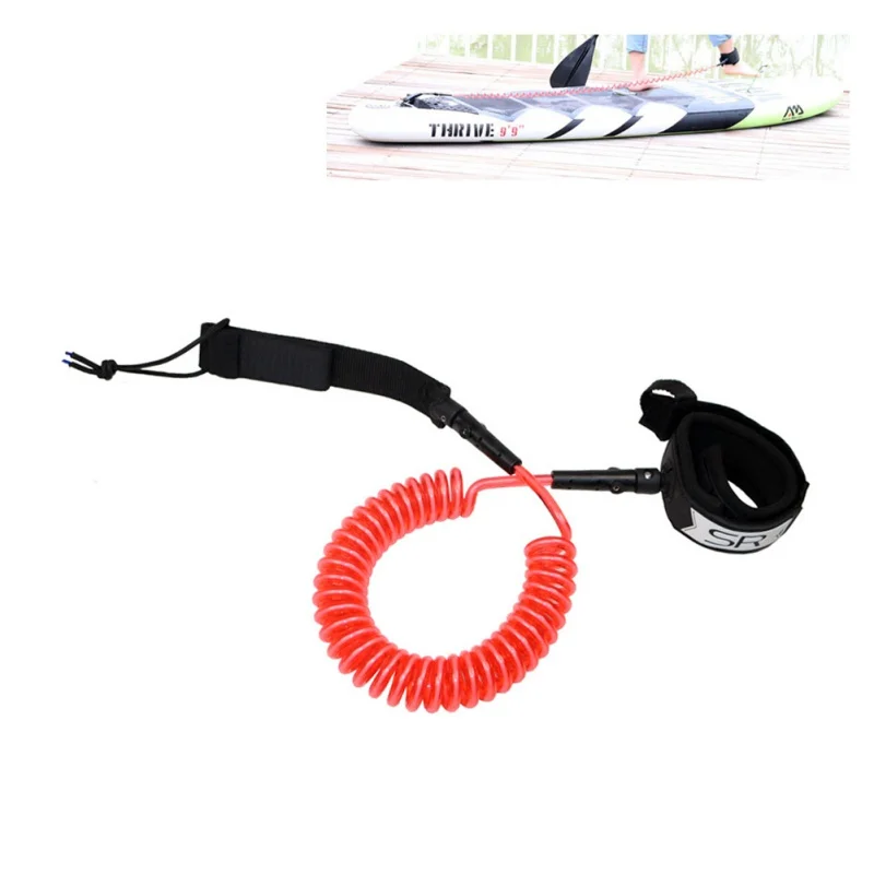 New 10ft 7mm SUP Ankle Leash Surfboard Coiled Stand UP Paddle Board TPU paddle board rope surfing accessory
New 10ft 7mm SUP Ankle Leash Surfboard Coiled Stand UP Paddle Board TPU paddle board rope surfing accessory
