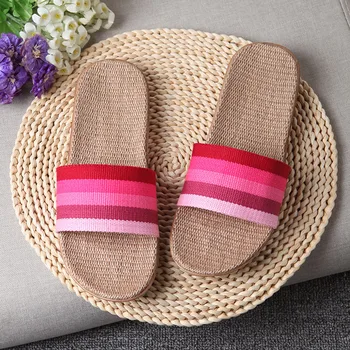 Summer Home Slippers Flax Indoor Floor Shoes Soft Silent Slippers For Summer Women Sandals Slip On Slippers Couple Large Size 45
Summer Home Slippers Flax Indoor Floor Shoes Soft Silent Slippers For Summer Women Sandals Slip On Slippers Couple Large Size 45