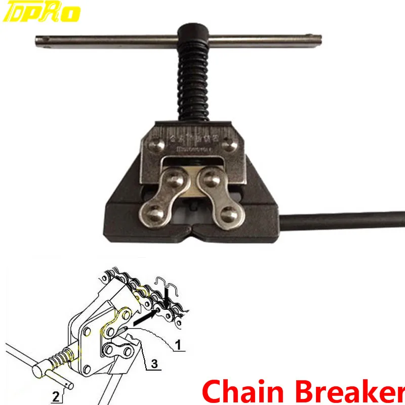 TDPRO 420 428 520 530 Universal Motorcycle Chain Breaker Splitter Link Removal Riveting tools ATV Heavy Duty Rivet Cutter Repair
TDPRO 420 428 520 530 Universal Motorcycle Chain Breaker Splitter Link Removal Riveting tools ATV Heavy Duty Rivet Cutter Repair