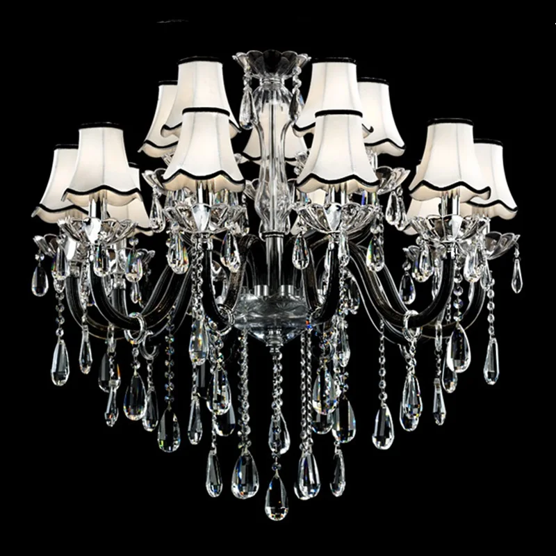 Living Room Crystal Chandeliers European Atmosphere Restaurant Lamps Bedroom Simple Modern Led Lights Black Candle Lighting
Living Room Crystal Chandeliers European Atmosphere Restaurant Lamps Bedroom Simple Modern Led Lights Black Candle Lighting