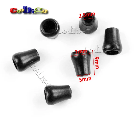 100pcs Pack 3/32"(2.5mm) Small Plastic Bell Stopper Cord Ends Sportwear Apparel Paracord Rope Bags Parts Accessories #FLS184-B
100pcs Pack 3/32"(2.5mm) Small Plastic Bell Stopper Cord Ends Sportwear Apparel Paracord Rope Bags Parts Accessories #FLS184-B