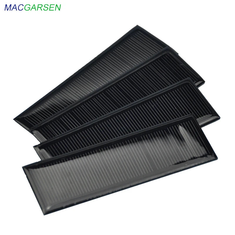 MACGARSEN 10pcs Epoxy Solar Panel 6V 100mA Polycrystalline solar cell 120*38mm Cell Phone Battery Power Photovoltaic Solar Panel
MACGARSEN 10pcs Epoxy Solar Panel 6V 100mA Polycrystalline solar cell 120*38mm Cell Phone Battery Power Photovoltaic Solar Panel