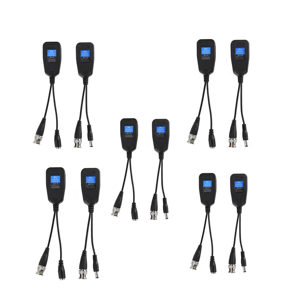 2019 Hot 5 Pair CCTV Coax BNC Video Power Balun Transceiver To CAT5e 6 RJ45 Connector Drop Shipping
2019 Hot 5 Pair CCTV Coax BNC Video Power Balun Transceiver To CAT5e 6 RJ45 Connector Drop Shipping