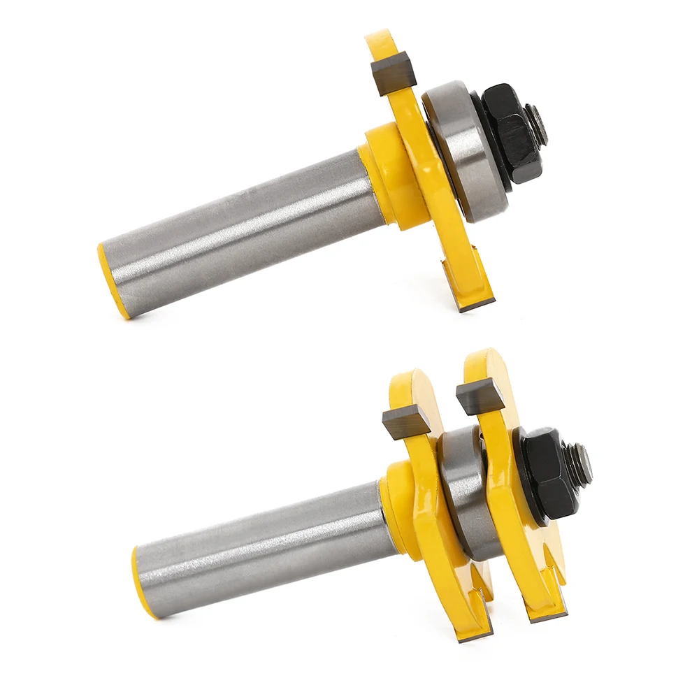 2pcs T Type 1/2 1/4 Trimming Knife Milling Cutter Woodworking Wood Carving Tool Alloy Milling Cutter Three-teeth Tool Wood Tool
2pcs T Type 1/2 1/4 Trimming Knife Milling Cutter Woodworking Wood Carving Tool Alloy Milling Cutter Three-teeth Tool Wood Tool