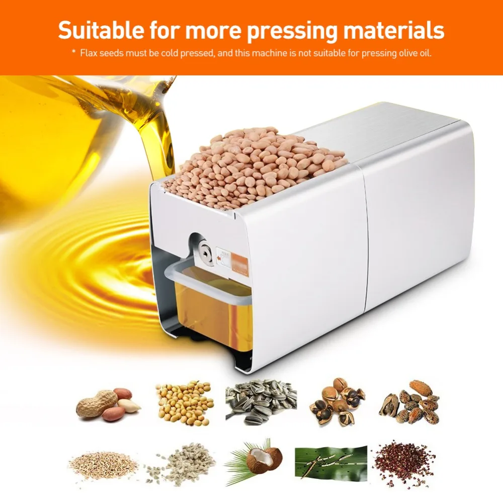 Cold Business Equipment Coconut Oil Pressure Maslopress Press Extraction Cocoa Beans Peanut Grapes Production Butter Machine
Cold Business Equipment Coconut Oil Pressure Maslopress Press Extraction Cocoa Beans Peanut Grapes Production Butter Machine