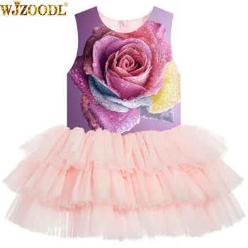 Girls Dresses Formal Princess Ball Gown Kids fashion dresse For Wedding Beautiful flowers print Girl Birthday Party Dress
Girls Dresses Formal Princess Ball Gown Kids fashion dresse For Wedding Beautiful flowers print Girl Birthday Party Dress