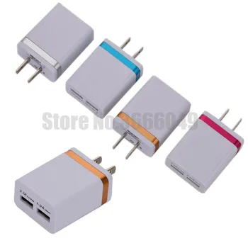 100pcs Universal US Plug 5V 2.1A Dual Ports USB Wall Charger Travel Adapter For iPhone Samsung iPad Smart Phone
100pcs Universal US Plug 5V 2.1A Dual Ports USB Wall Charger Travel Adapter For iPhone Samsung iPad Smart Phone