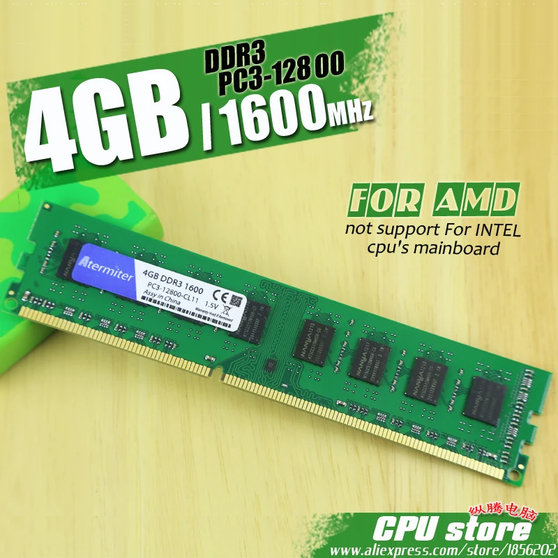 New 4GB DDR3 PC3-12800 1600MHz For Desktop PC DIMM Memory RAM 240 pins For AMD System High Compatible
New 4GB DDR3 PC3-12800 1600MHz For Desktop PC DIMM Memory RAM 240 pins For AMD System High Compatible