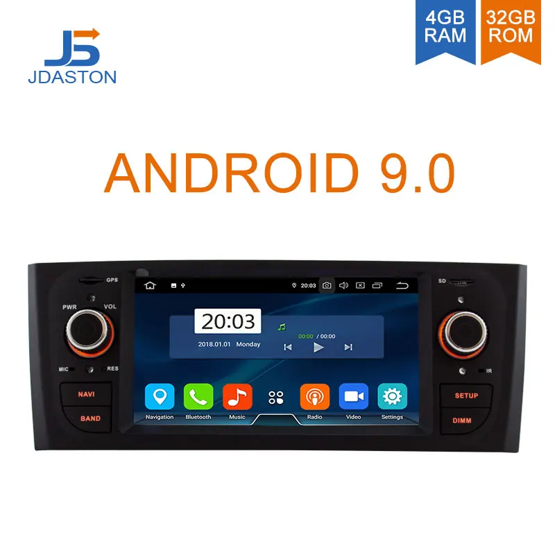 JDASTON Android 9.0 Car Radio For Fiat PUNTO 2005-2009 fiat Linea 2007-2011 Octa Cores 4G+32G Car Multimedia Player GPS Stereo
JDASTON Android 9.0 Car Radio For Fiat PUNTO 2005-2009 fiat Linea 2007-2011 Octa Cores 4G+32G Car Multimedia Player GPS Stereo