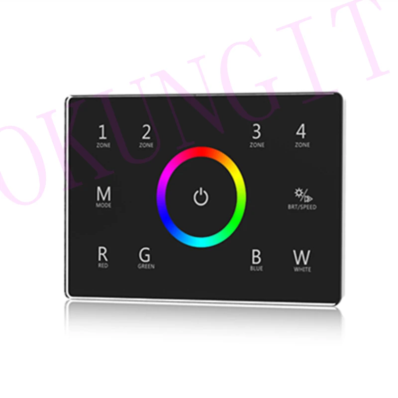 Touch Panel 4 Zone RGBW DMX512 Master & RF Remote T14(IT) RGBW Ring DMX512 panel master control & RF2.4 remote controller
Touch Panel 4 Zone RGBW DMX512 Master & RF Remote T14(IT) RGBW Ring DMX512 panel master control & RF2.4 remote controller