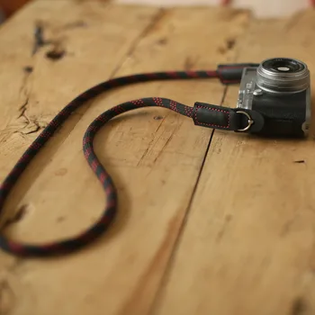 Camera neck strap handmade black pattern climbing rope black leather from Windmup
Camera neck strap handmade black pattern climbing rope black leather from Windmup