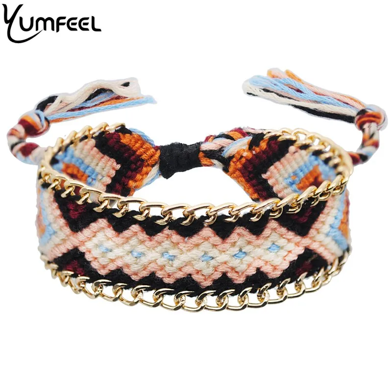 Yumfeel 2019 New Handmade 12 colors Bohemian Bracelet Cotton Thread Tassel Bracelet & Anklet Women Beach Jewelry Gifts Fashion
Yumfeel 2019 New Handmade 12 colors Bohemian Bracelet Cotton Thread Tassel Bracelet & Anklet Women Beach Jewelry Gifts Fashion