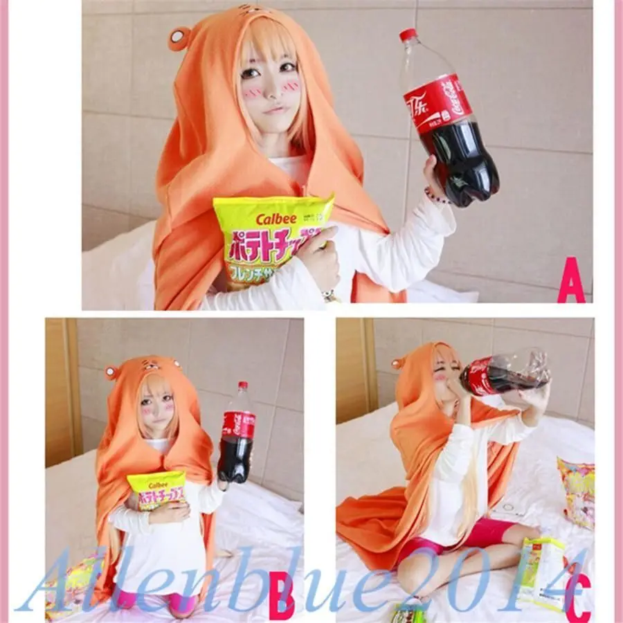 Hot on sale Anime Himouto! Kawaii Cute Umaru-chan Cosplay Hamster Cloak shirt Blanket Quilt free shipping
Hot on sale Anime Himouto! Kawaii Cute Umaru-chan Cosplay Hamster Cloak shirt Blanket Quilt free shipping