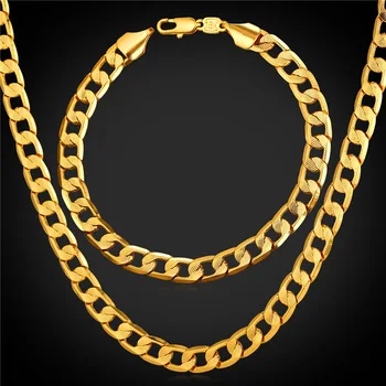 Cuban Link Chain Necklace & Bracelet Set For Men Yellow GoldRose GoldBlack Gun Color Men Jewelry Wholesale NH2332
Cuban Link Chain Necklace & Bracelet Set For Men Yellow GoldRose GoldBlack Gun Color Men Jewelry Wholesale NH2332
