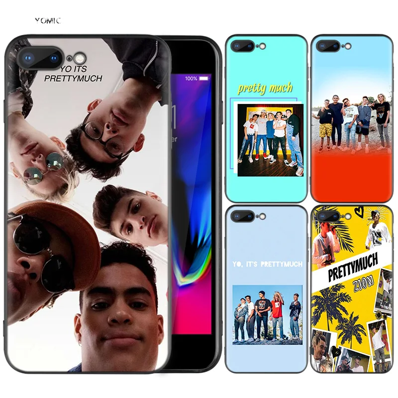 Silicone Case Shell Coque for iPhone 7 8 6 6S Plus X XS MAX XR 5C 5 5S SE 7Plus 8Plus 7+ 8+ PrettyMuch 
Silicone Case Shell Coque for iPhone 7 8 6 6S Plus X XS MAX XR 5C 5 5S SE 7Plus 8Plus 7+ 8+ PrettyMuch