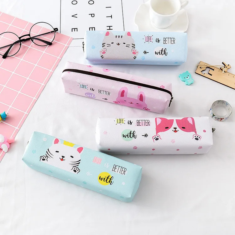Cartoon Meng Pet pencil case Student school pencil case Kawaii Pencil bag stationery bag small object storage bag
Cartoon Meng Pet pencil case Student school pencil case Kawaii Pencil bag stationery bag small object storage bag