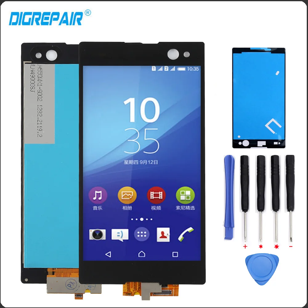 For Sony Xperia C3 LCD Screen D2533 D2502 LCD Display Touch Screen Digitizer Assembly Replacements For Sony C3 Display
For Sony Xperia C3 LCD Screen D2533 D2502 LCD Display Touch Screen Digitizer Assembly Replacements For Sony C3 Display