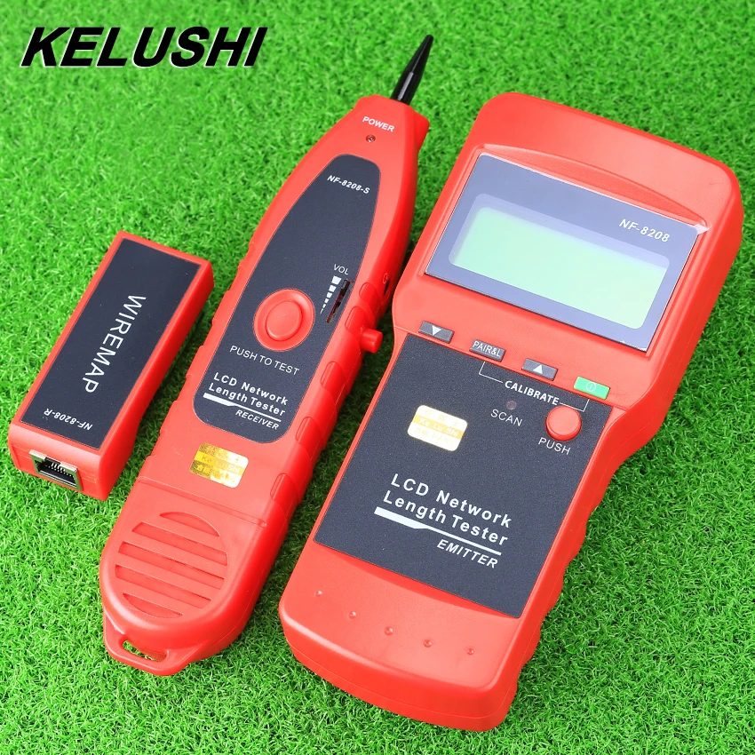 KELUSHI NF-8208 Multipurpose LCD Display Network LAN Continuity Tester Cable inspection Wire Tracker tester fast shipping
KELUSHI NF-8208 Multipurpose LCD Display Network LAN Continuity Tester Cable inspection Wire Tracker tester fast shipping