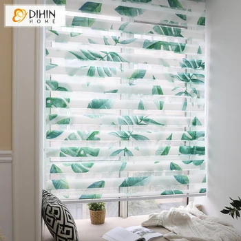 Modern Thick Fabric Printed Leaf Pattern Zebra Blinds Double-layer Roller Blinds Custom Made Window Curtains
Modern Thick Fabric Printed Leaf Pattern Zebra Blinds Double-layer Roller Blinds Custom Made Window Curtains
