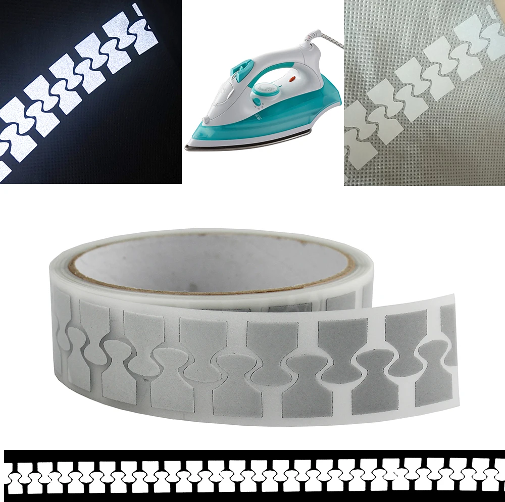 High Visibility Safely Silver Reflective Tape Iron On Fabric Clothes Heat Transfer Vinyl Film Zipper DIY M30 25mm*1m
High Visibility Safely Silver Reflective Tape Iron On Fabric Clothes Heat Transfer Vinyl Film Zipper DIY M30 25mm*1m