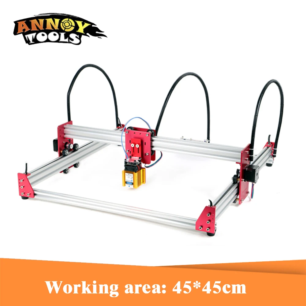 CNC 4545 Engraving Machine Full MetalDIY All Metal 45 * 45cm 5500mW15000mW Wooden Laser Engraving Cutting Machine Engraving PWM
CNC 4545 Engraving Machine Full MetalDIY All Metal 45 * 45cm 5500mW15000mW Wooden Laser Engraving Cutting Machine Engraving PWM