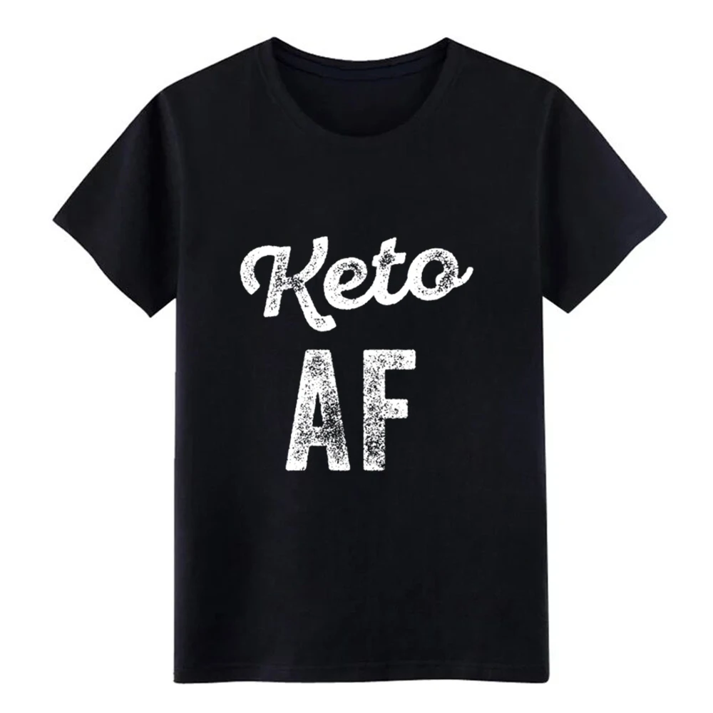 Фото Мужская футболка Keto AF Ketones Diet Vegan на заказ 100% хлопок размер S-3xl формальный