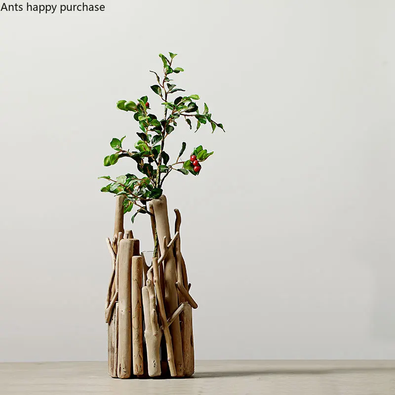 Wooden Flower Pots Small Ornaments Minimalist Style Creative Vase Hotel Restaurant Cafe Home Decoration Vase Small Ornaments
Wooden Flower Pots Small Ornaments Minimalist Style Creative Vase Hotel Restaurant Cafe Home Decoration Vase Small Ornaments