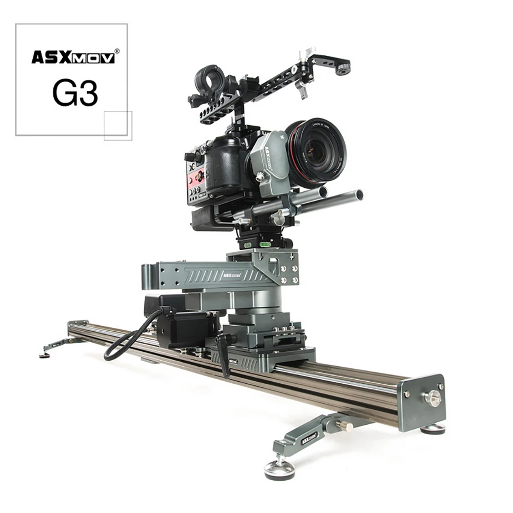 

ASXMOV G3 Aluminum alloy video stabilizer dslr camera track dolly slider rail system motorized camera slider for timelapse
