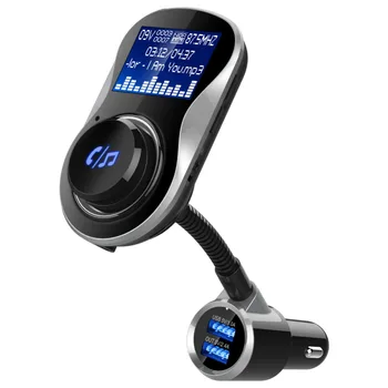 Bluetooth FM Transmitter for Car Wireless FM Modulator Car Kit HandsFree LCD Display USB Charger Car MP3 Audio Player
Bluetooth FM Transmitter for Car Wireless FM Modulator Car Kit HandsFree LCD Display USB Charger Car MP3 Audio Player