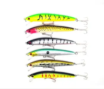 Wholesale 6 pc/set 15 set/lot Fishing Lures 10 cm Length 9 g Fishing Tackle Artificial Bait Sweater Fishing Bait Minnow Lure
Wholesale 6 pc/set 15 set/lot Fishing Lures 10 cm Length 9 g Fishing Tackle Artificial Bait Sweater Fishing Bait Minnow Lure
